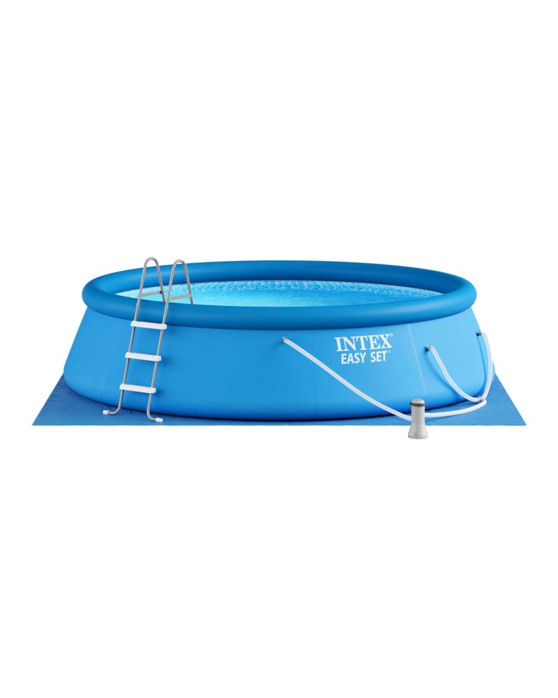 Intex 28167EH Easy Set Inflatable Pool Set – 15ft (4.57m) x 48in (122cm) Round Above Ground Pool with 1,000 GPH Pump, Ladder, Cover & Ground Cloth – 3,736 Gallon (14,141L) Capacity – 3-Ply PVC - Image 20