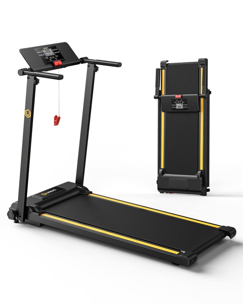 UREVO Under-Desk Walking Pad Treadmill – 0.6–6.2 MPH (1–10 km/h), 100 kg Capacity, Remote Control & LED Display, Foldable Compact Design - Image 10