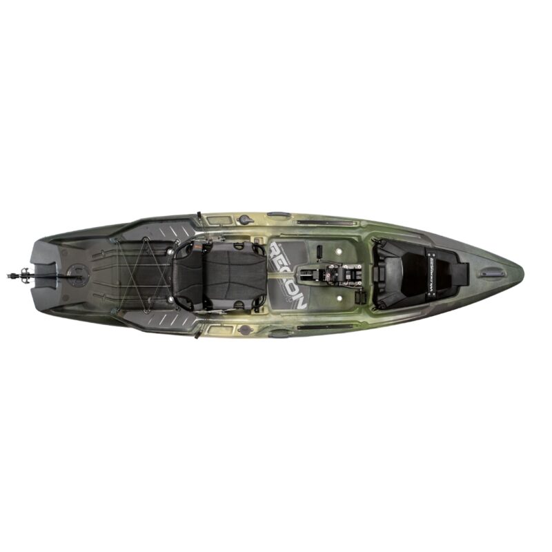 Wilderness Systems Recon 120 HD – 12 ft Sit-On-Top Fishing Kayak – Helix PD™ Pedal Drive & 360° AirPro ACES Seat