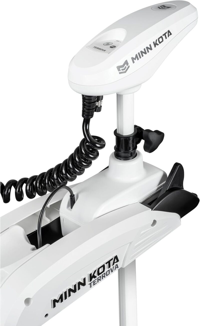 Minn Kota 1363770 Riptide Terrova 55 lb Thrust Bow-Mount Trolling Motor with Spot-Lock®, Wireless Remote, 54″ Shaft, Saltwater Resistant - Image 2