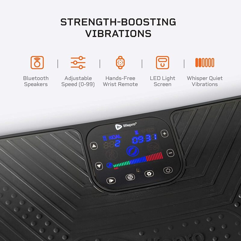 LifePro 4D Vibration Plate Machine – 150 kg Capacity, Silent Triple-Motor 4D Motion for Circulation, Lymphatic Drainage & Body Toning - Image 27