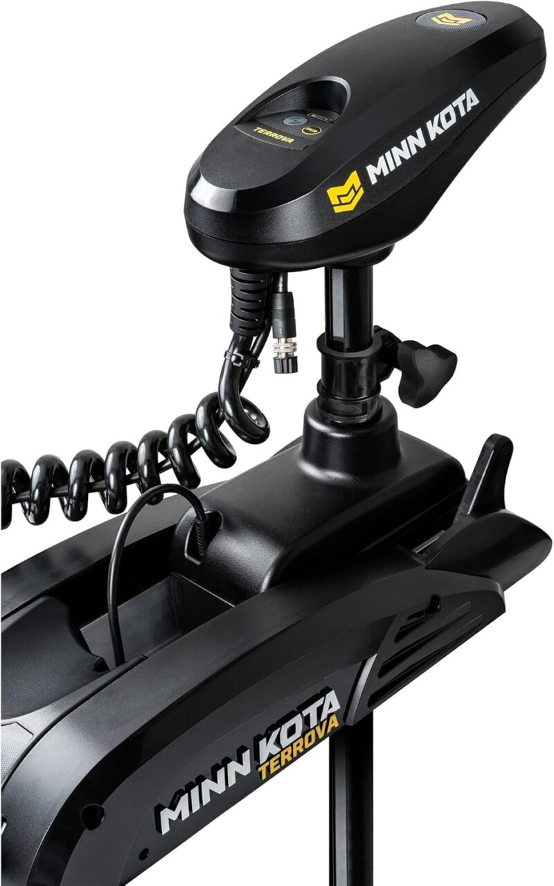 Minn Kota Terrova Kayak 55 lb Thrust GPS Bow-Mount Trolling Motor with Safety Switch Kit, 36″ Shaft, Micro Remote - Image 6