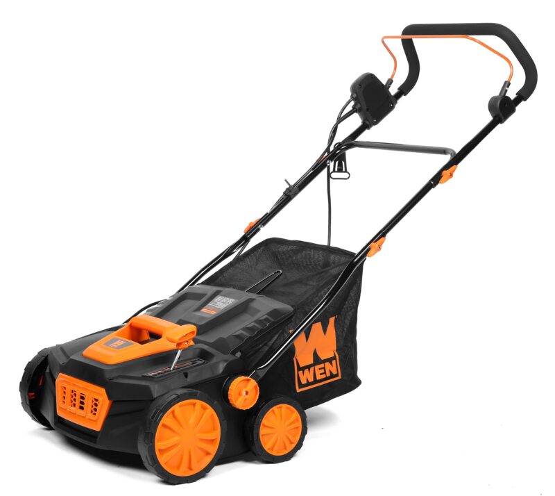 WEN 15″ (38 cm) 13-Amp Corded Dethatcher & Scarifier with 12-Gallon (45 L) Collection Bag – Model DT1315 - Image 4