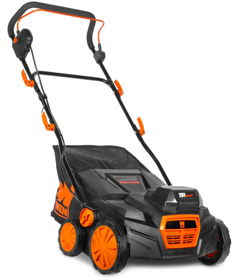 WEN 15″ (38 cm) 13-Amp Corded Dethatcher & Scarifier with 12-Gallon (45 L) Collection Bag – Model DT1315 - Image 15