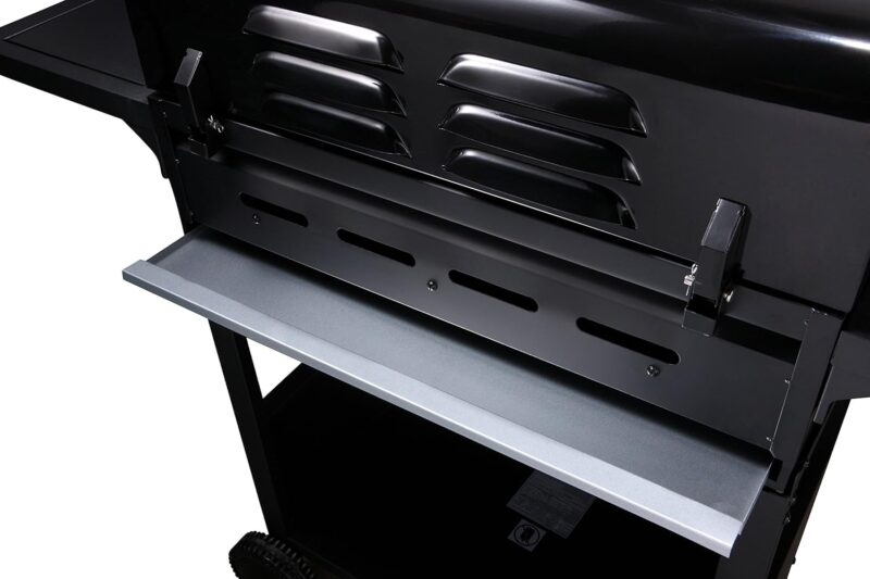CosmoGrill Original 4+1 Gas Burner BBQ Grill with Side Burner, Warming Rack & Storage - Outdoor Garden Barbecue with Temperature Gauge - Image 6