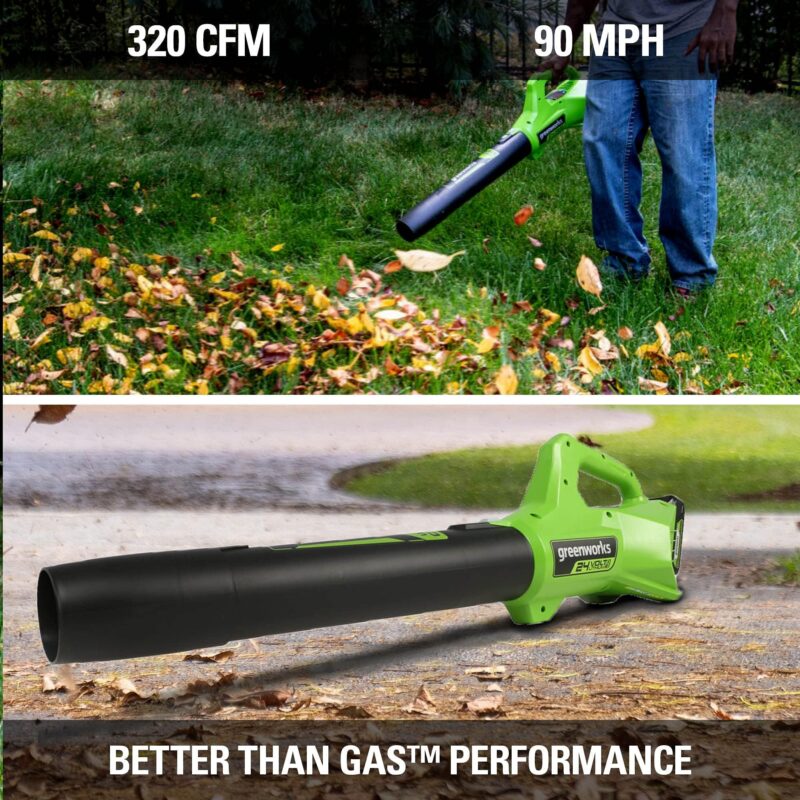 Greenworks 48V Brushless Cordless Push Lawn Mower – 17″ (43 cm) Deck, Dual 4.0 Ah Batteries & Rapid Charger, 45 Min Runtime - Image 56