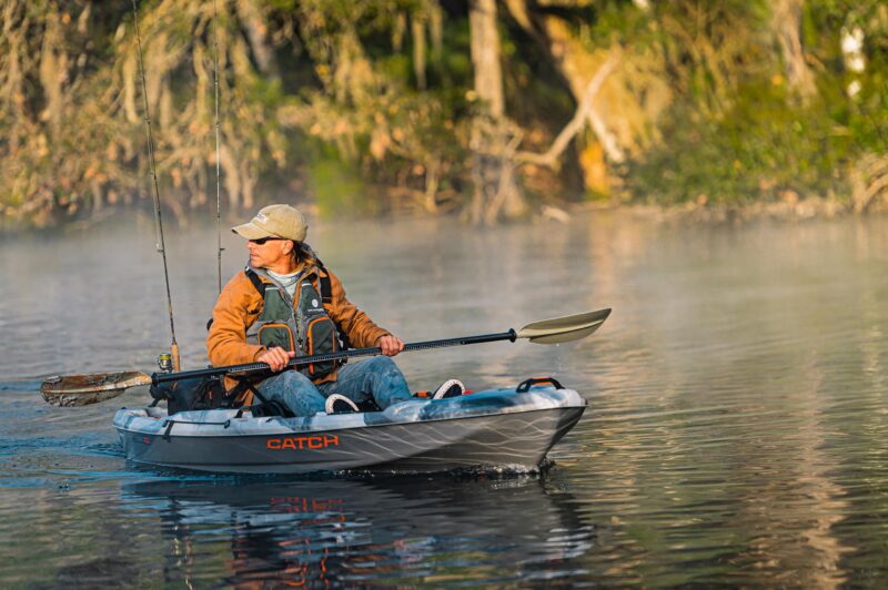 Pelican Catch Classic 120 Angler Fishing Kayak – Polyethylene Sit-On-Top with Gear Rails & Storage - Image 11