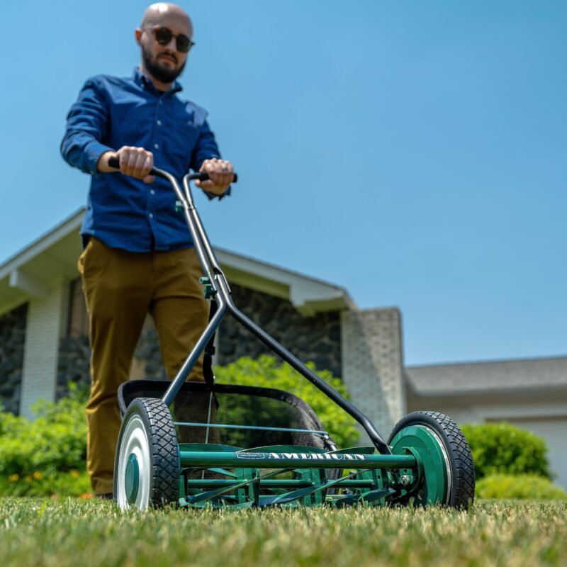 American Lawn Mower Company 14″ (35.6 cm) 4-Blade Manual Reel Mower – 5-Position Height, 20 lb (9.1 kg) - Image 86