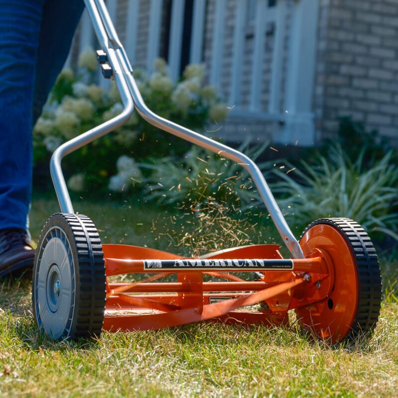American Lawn Mower Company 14″ (35.6 cm) 4-Blade Manual Reel Mower – 5-Position Height, 20 lb (9.1 kg) - Image 44