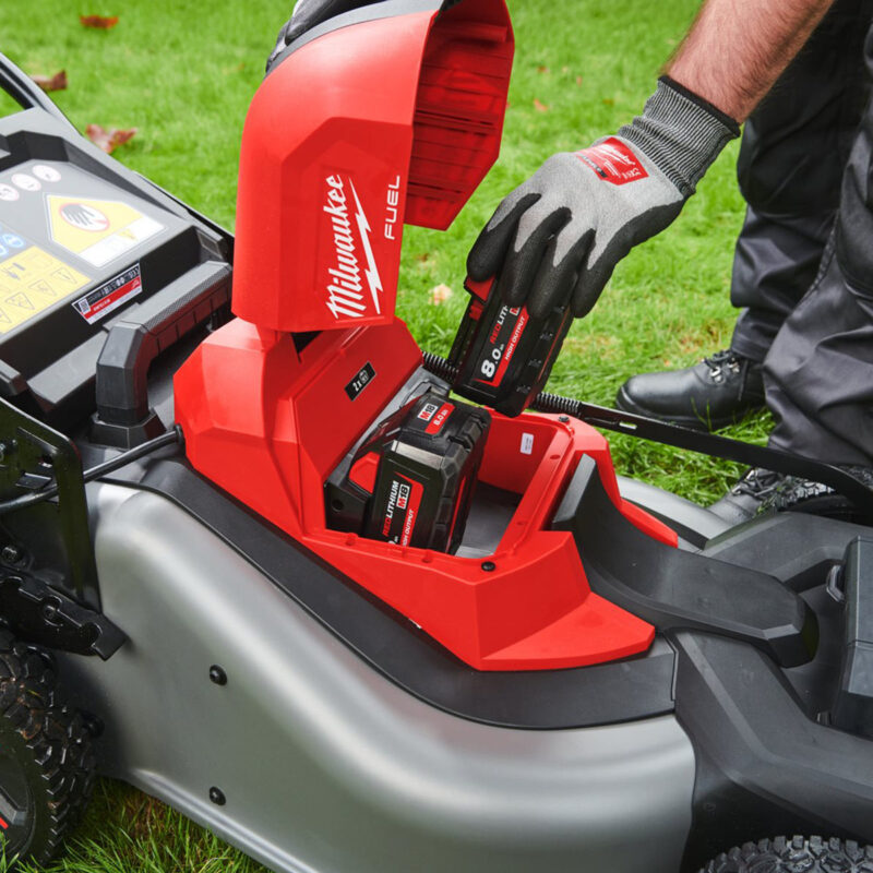 Milwaukee M18F2LM46-0 36V FUEL Brushless 46cm Self Propelled Lawn Mower with 2 x 6.0Ah Battery & Charger